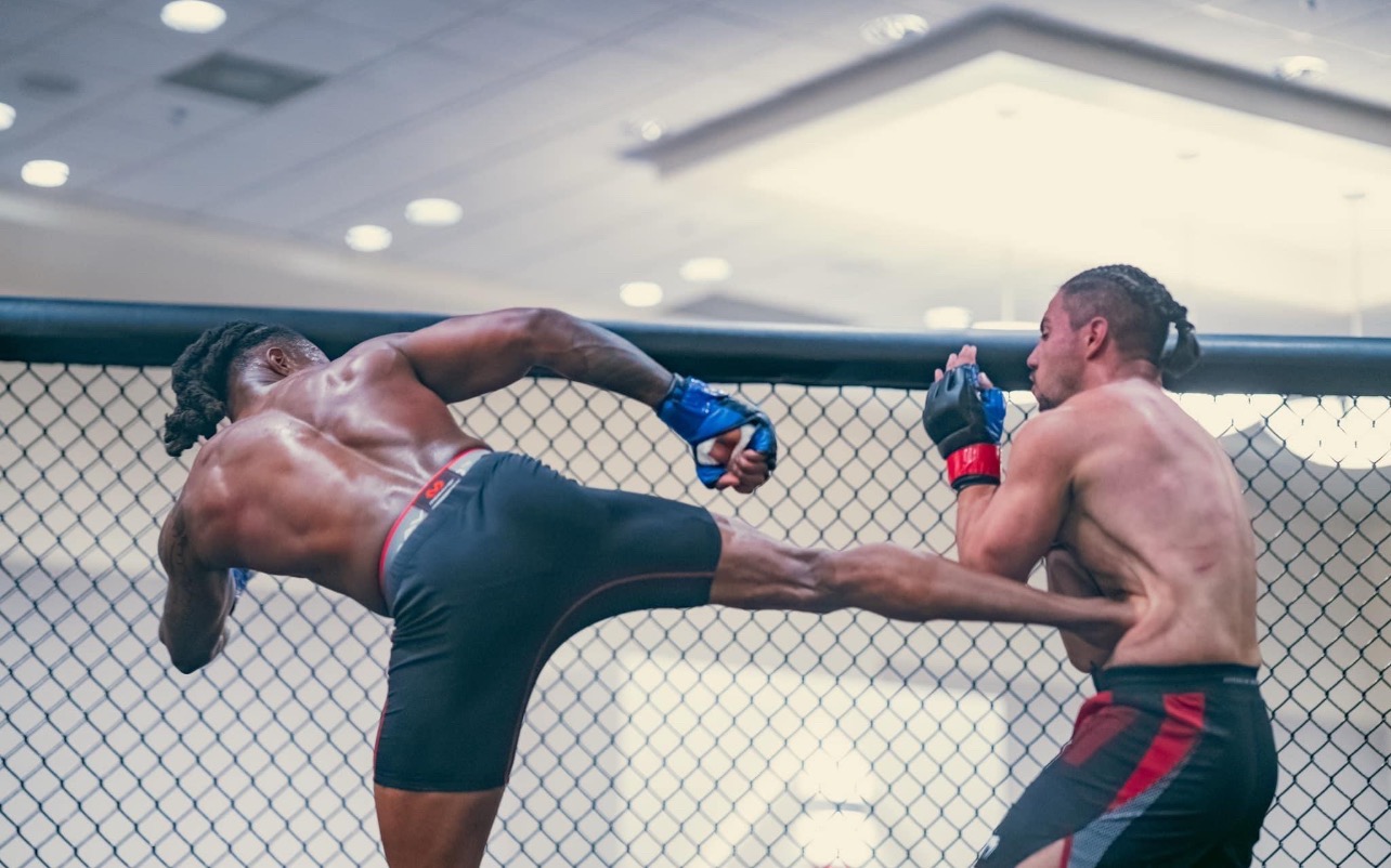 Tyrone Moore, COO of UPM Marketing, competing in MMA